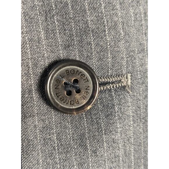 Neil Barrett Sport Coat Wool Notch Lapel‎ Mens 40 Gray Pinstripe Italian Blazer - Picture 12 of 15